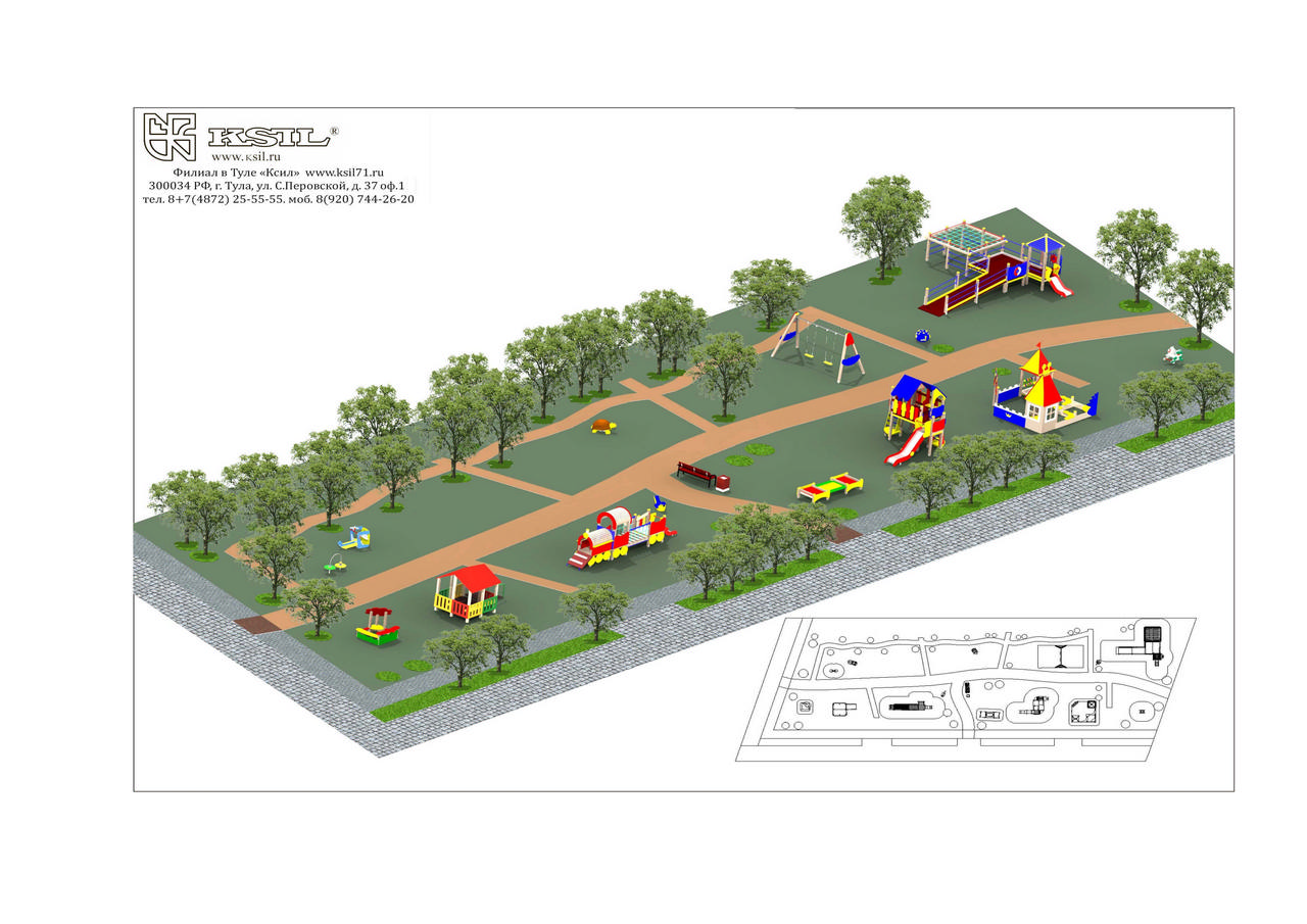 Проектирование детских площадок